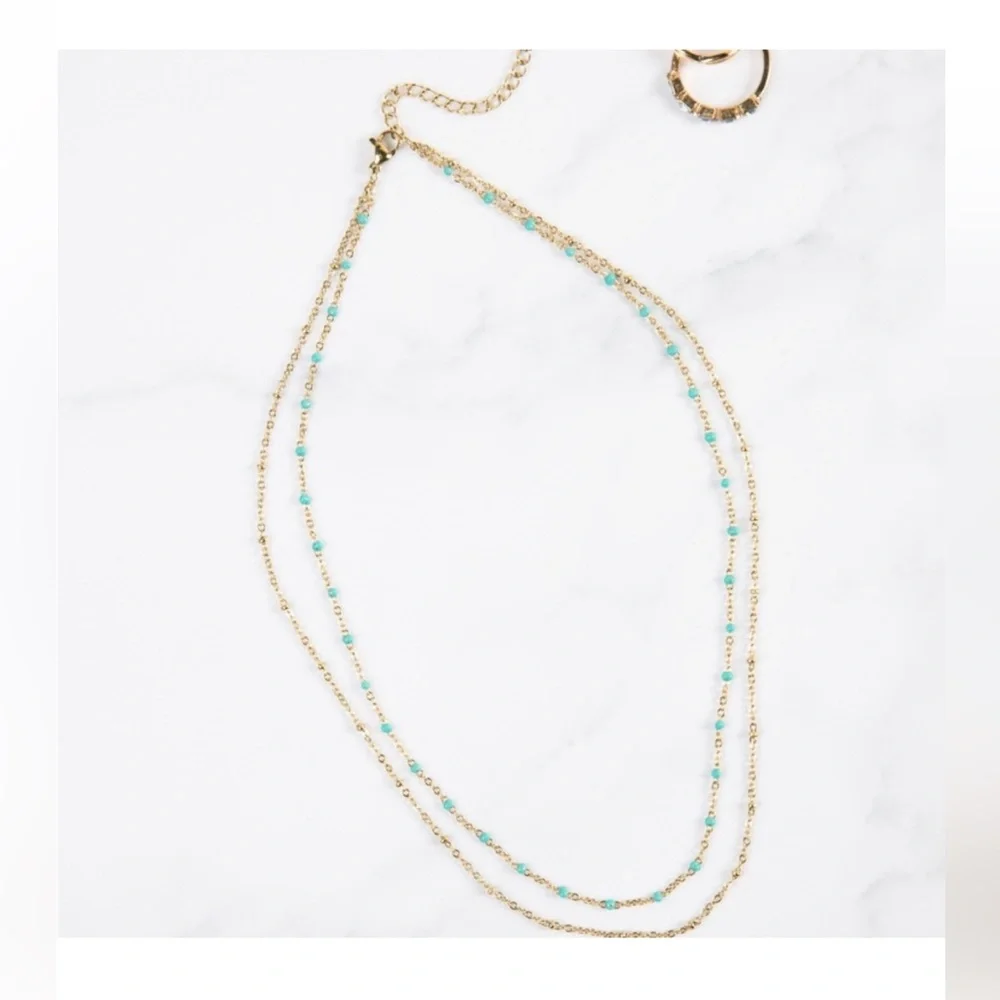 Little Sky Stone Azure Necklace - NWT - Picture 4 of 6